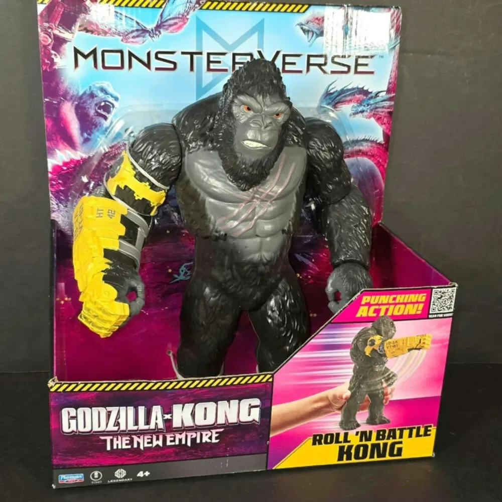MonsterVerse Godzilla-Kong Roll 'n Battle Kong Roll for Punching Action
